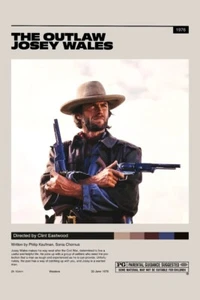 Poster film The Outlaw Josey Galles stampa museo 12 x 18 pollici - Foto 1 di 7