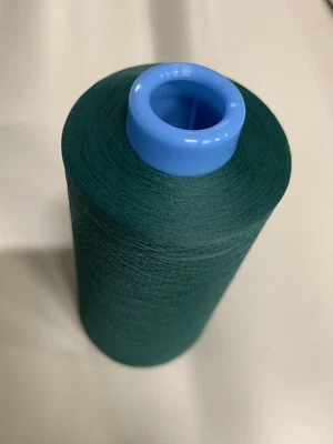 3 Rollen AMANN SabaTex Bauschgarn je 10.000m Stärke:120 Farbe: 0757 Dunkelgrün - Bild 1 von 4