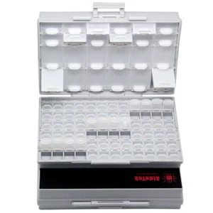 2 Stck. Aidetek BOXALL-96 Fachgehäuse SMD SMT Teil Organizer Oberflächenhalterung - Bild 1 von 8