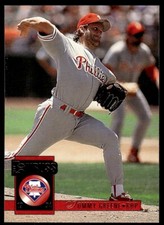 1994 Donruss Baseball Card Tommy Greene Philadelphia Phillies #482