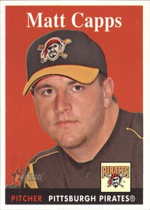 2007 Topps Heritage Pittsburgh Pirates Baseball Card #369 Matt Capps
