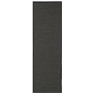 Safavieh Natural Fiber 2'6" x 12' Runner Rug in Anthracite and Black - Picture 1 of 2