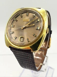 SUPER SELTENER Vulcain Seeadler Exactomatic 14K GF orig. Zifferblatt Automatik mit Datum! - Bild 1 von 7