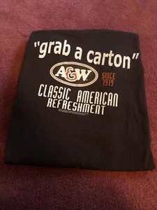 GRAB A CARTON A&W CLASSIC AMERICAN REFRESHMENT SHIRT SIZE 2XL. - Picture 1 of 1