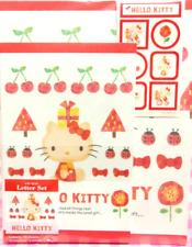 Sanrio Hello Kitty Red Color Item Letter Set Sticker / Made in Japan 2021