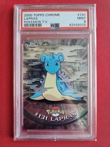 PSA 9 Lapras 2000 Topps Chrome Pokemon Series 2 #131