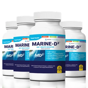 Marine Essentials | Marine-D3 | Anti-Aging | Omega-3 | 4 Flaschen (240 Kapseln) - Bild 1 von 9