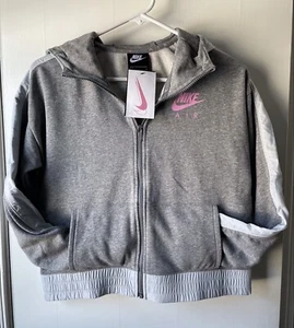NWT - Nike Air Girls XL Full-zip Hoodie Jacket - Picture 1 of 3