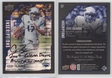2015 Upper Deck Inscriptions Black /25 Cody Fajardo #CF Rookie Auto RC