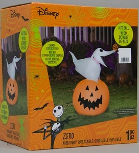 Disney L'incubo prima di Natale 3 piedi zero su zucca gonfiabile nuovo con scatola - Foto 1 di 2