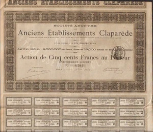 RARE => Anciens Etablissements CLAPAREDE (BEZIERS 34) 1884 (Q) - Foto 1 di 1
