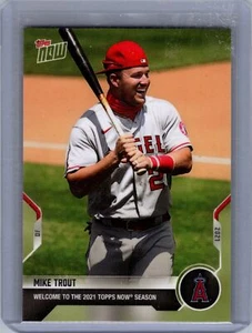 2021 Topps Now #WLCM Mike Trout - Picture 1 of 2