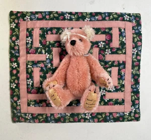 World of Miniature Bears By Theresa Yang #725 Vanessa 3.5" Mohair Bear - Picture 1 of 5