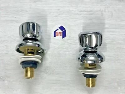 DIANFLEX COPPIA RUBINETTI RUBINETTO CALDO FREDDO 1/2 PER BATTERIA BIDET ITA