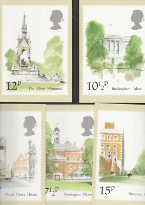 GB Mint 1980 PHQ Postcard Set No 43 LONDON LANDMARKS - Image 1 of 3