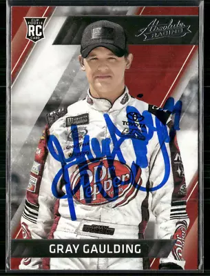 Gray Gaulding Signed 2017 Absolute RC IP Auto #65 Dr. Pepper - Image 1 of 2