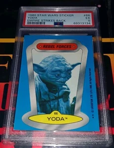 1980 Star Wars Sticker Empire Strikes Back #66 (PSA EX 5) - Picture 1 of 3
