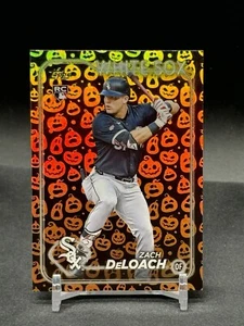 2024 Topps Update Zach DeLoach RC Jack O' Lantern Foil Rookie - Card #US320 - Picture 1 of 2