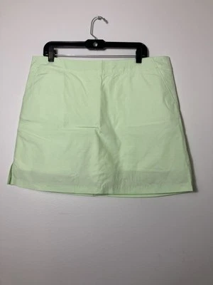 lady hagen golf skort Sz 16 Light Green Athletic Casual Preppy 100% Cotton - Image 1 of 4