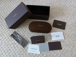 Estuche para gafas TOM FORD marrón con caja y tarjeta - Imagen 1 de 21