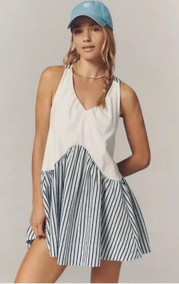 Mini Vestido Anthropologie Práctica Diaria Primavera Fling Babydoll Vacay Talla XL NUEVO CON ETIQUETAS Foto 1 de 4