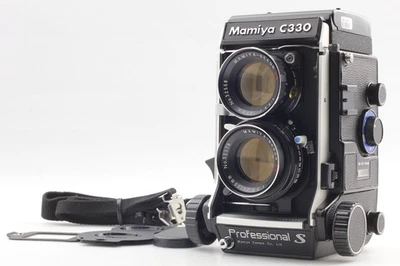 Pro S [MINT] Mamiya C330 TLR Film Camera Blue Dot DS 105mm F3.5 Lens From JAPAN - Image 1 of 4