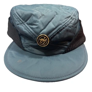 De Colección Azul Nylon Sombrero de Esquí Negro Tejido Acolchado Aislado Gorra de Nieve Orejeras EE. UU. Med. - Imagen 1 de 12