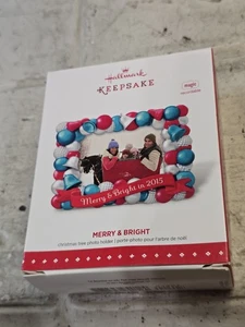 HALLMARK 2015 ALLEGRO E LUMINOSO PORTAFOTO REGISTRABILE nuovo scatola aperta - Foto 1 di 8