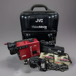 JVC GR-C7U Video Movie VHS-C Camcorder w/ Accessories Back to the Future *As Is* - Picture 1 of 22