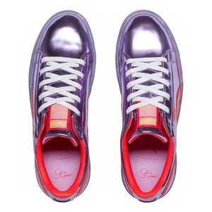 Puma x Sophia Webster Basket Metallic Sneakers Candy Princess Size 6 - Picture 1 of 10