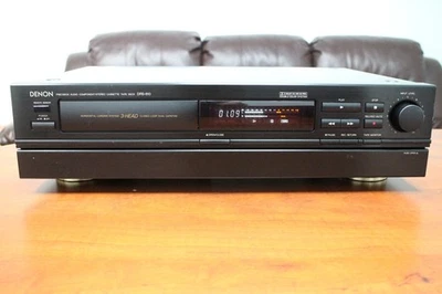 DENON DRS-810 3 CABEZALES Cassette Tape Deck Doble Sistema Dolby B-C NR HX PRO (1463) Foto 1 de 4