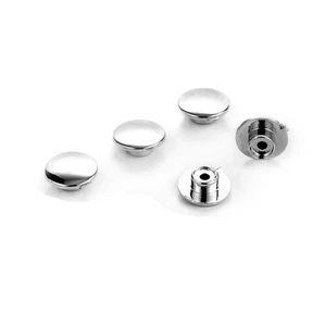 Chrome Caps/Covers/Plugs for 6mm Allen Head Bolts M6 (take 5mm allen key) - Picture 1 of 5