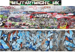 1 32 / 1 35 SCALE SHEET URBAN WALL GRAFFITI SET 2 - Picture 1 of 1