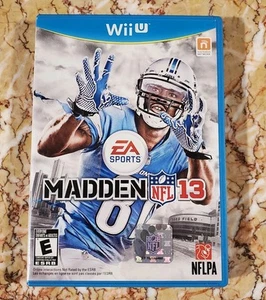 Madden NFL 13 (Nintendo Wii U, 2012) Complete With Manual - Picture 1 of 5
