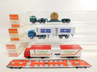 3X Wiking H0 1:87 Modello LKW Magirus 426 Blumen 503 VDK 522 Mint+Box #DX277-0,5 - Immagine 1 di 4