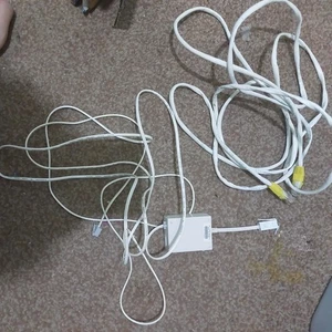 ADSL Breitband Mikrofilter Filter mit Modemkabel & Telefonkabel 5m. gebraucht - Bild 1 von 4