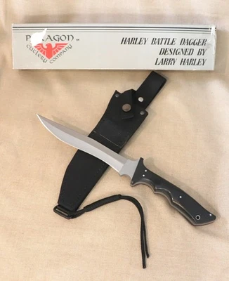 Cuchillo Daga de Batalla Paragon Cutlery Larry Harley PARA -002 * Seki Japón Nuevo de Lote Antiguo Foto 1 de 4