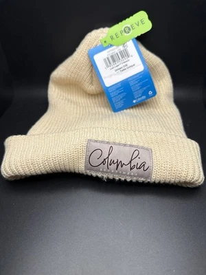 Gorro tejido Columbia Sportswear Repreve — beige crema — talla única — nuevo con etiquetas Foto 1 de 4