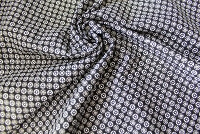 0,5 Popeline " Minimals schwarz", (11,50 €/m), 145 cm breit , Baumwolle, Webware - Bild 1 von 3