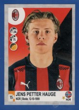 2020/21 HAUGE ROOKIE PANINI FOOTBALL STICKER #337 NEW MINT PERFECT FOR PSA