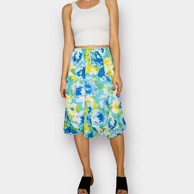 Falda Notations azul verde blanca años 2000 Foto 1 de 4