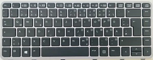 orig. Teclado QWERTZ para HP Elitebook Folio 1040 G1 G2 (Retroiluminado) - Imagen 1 de 2