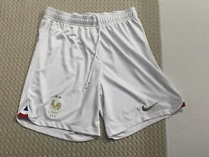 Nike FFF France Football Stadium White Sz YL Soccer Shorts DN0731 - 100 - Picture 1 of 5