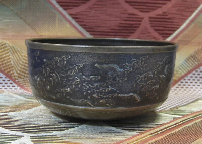 Orig. Japanese Buddhist Bell. Fairy Singing Bowl.Copper Buddhist Bell .406g 14cm - Image 1 of 4