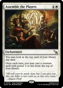 x1 Assemble the Players R MTG Murders at Karlov Manor M/NM, English - Picture 1 of 1