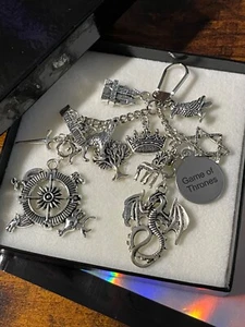 Game of Thrones Serie inspiriert Schlüsselanhänger Taschenschlüssel Charm Anhänger Winter kommt - Bild 1 von 7