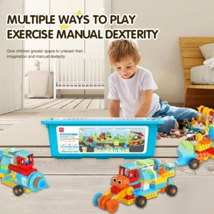 117PCS Engineering Vehicle Building Blocks | Card Programming Construction toys - Picture 1 of 15