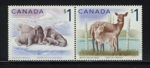 Ciervo morsa vida silvestre Canada Unitrade 1689a Foto 1 de 1