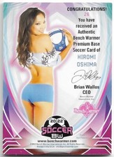 2022 BENCHWARMER SOCCER LIMITED HIROMI OSHIMA SILVER FOIL BASE CARD /25 PLAYMATE