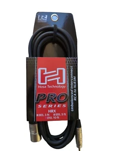 Hosa Technology Unbalanced RCA Male to 3-Pin XLR Male Audio Cable, 10' #HRX-010 - Picture 1 of 1